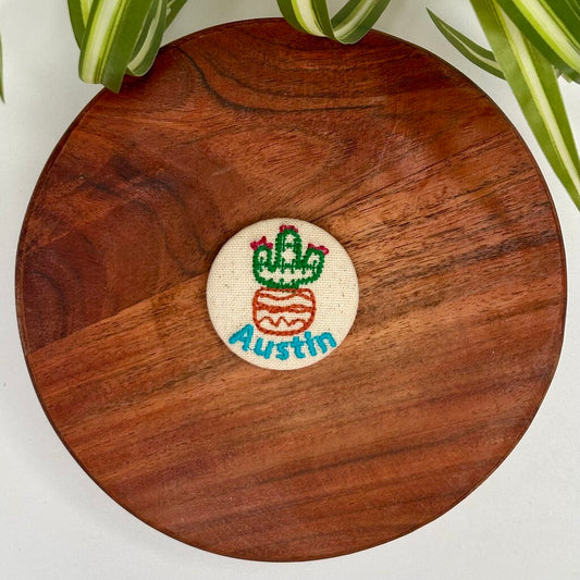Austin Cactus Magnet