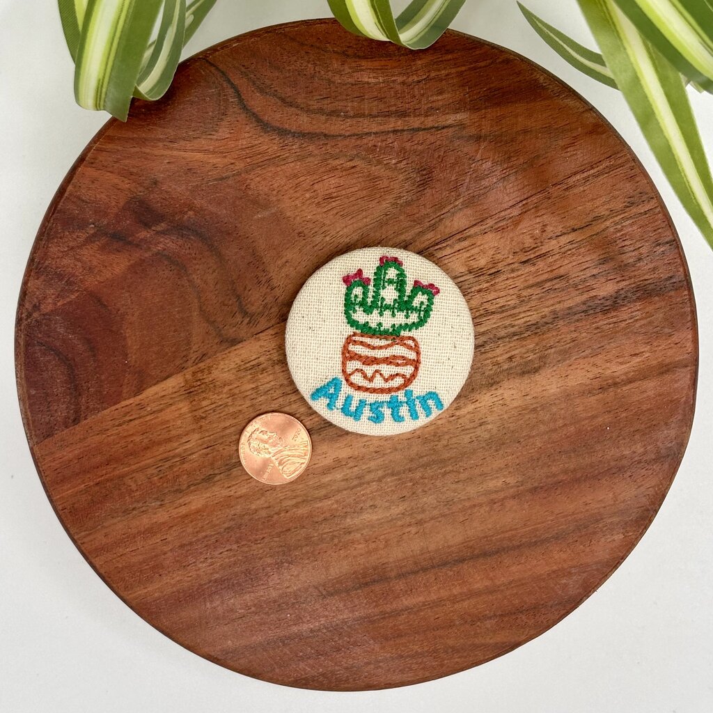 Austin Cactus Magnet