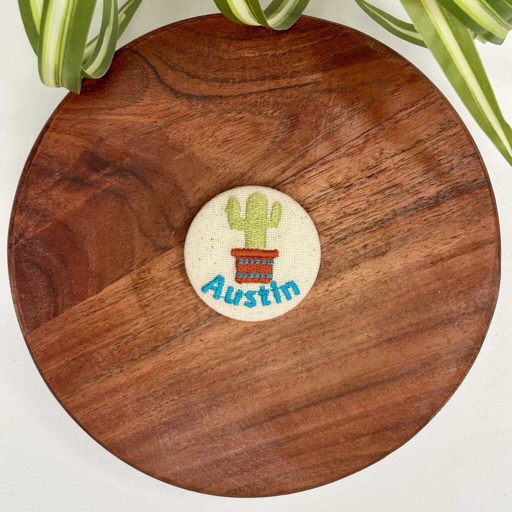 Austin Cactus Magnet