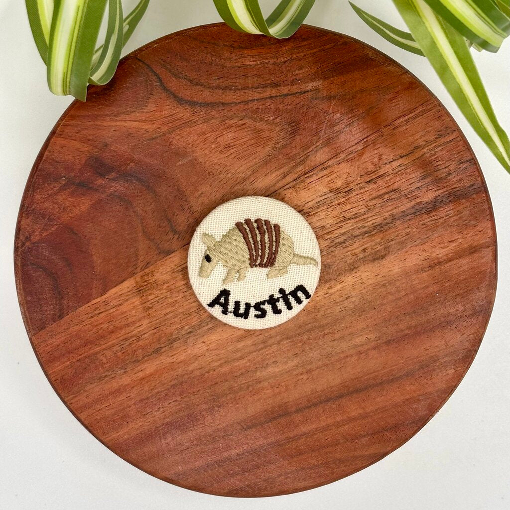 Austin Armadillo Magnet