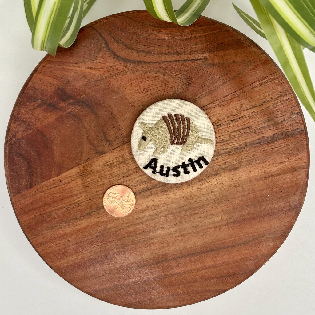 Austin Armadillo Magnet