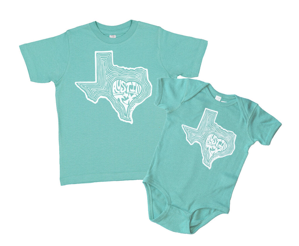 Heart of TX Onesie