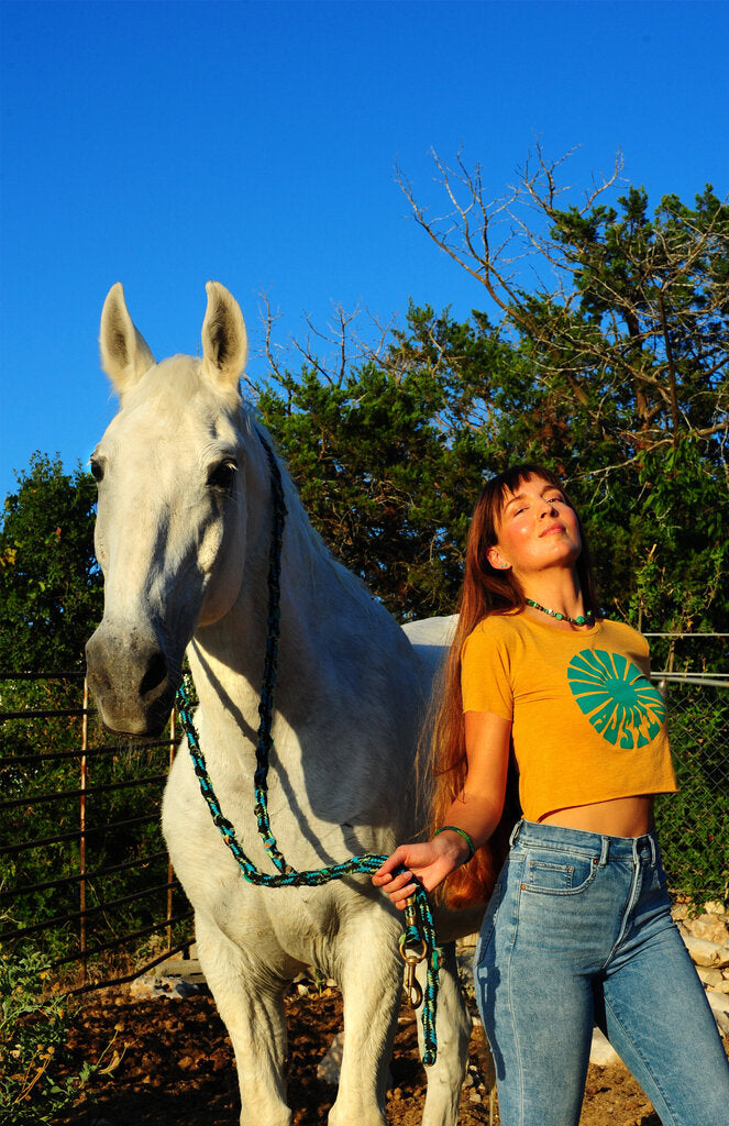 Austin Sun Cropped Tee