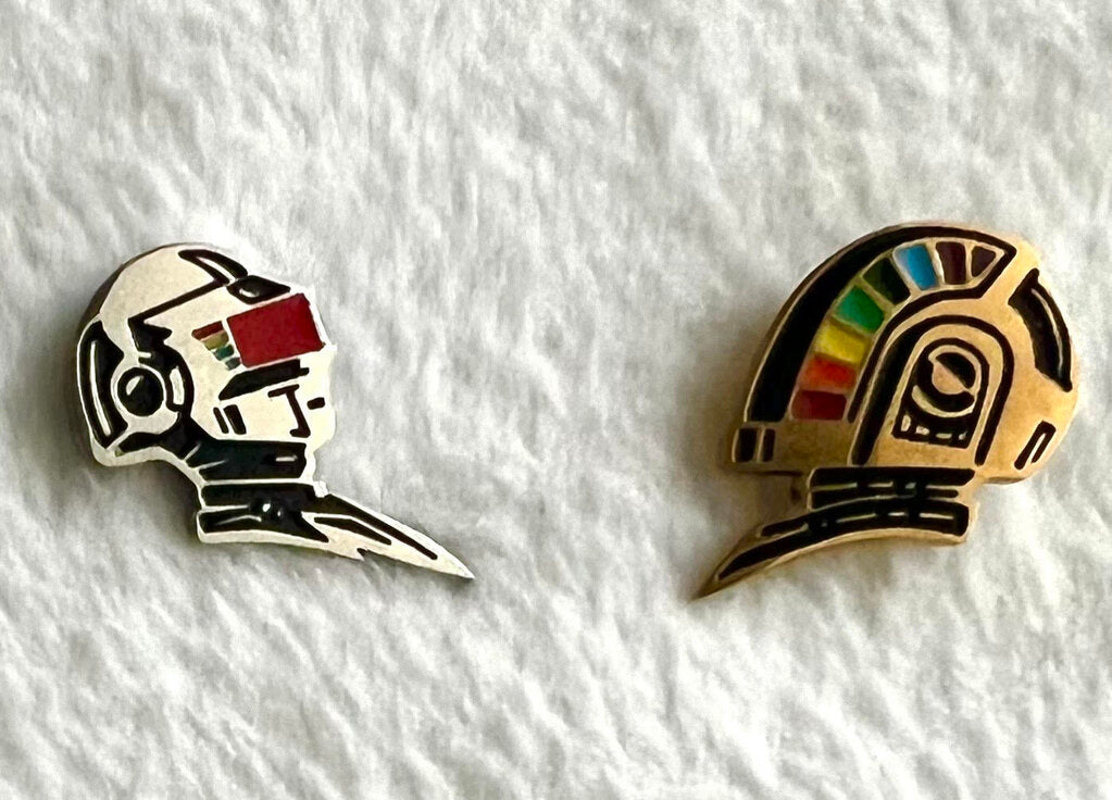 Shiny Punk Enamel Earrings