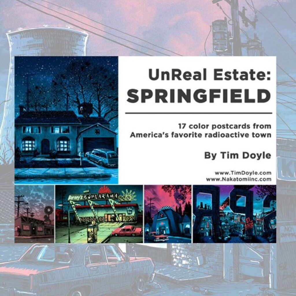 Springfield UnReal Estate Postcard Set
