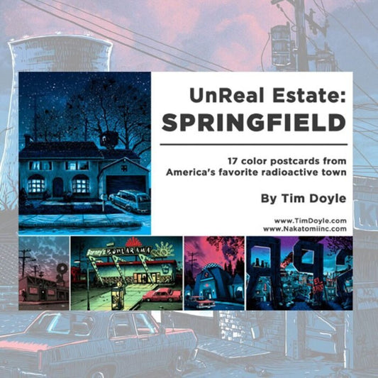 Springfield UnReal Estate Postcard Set