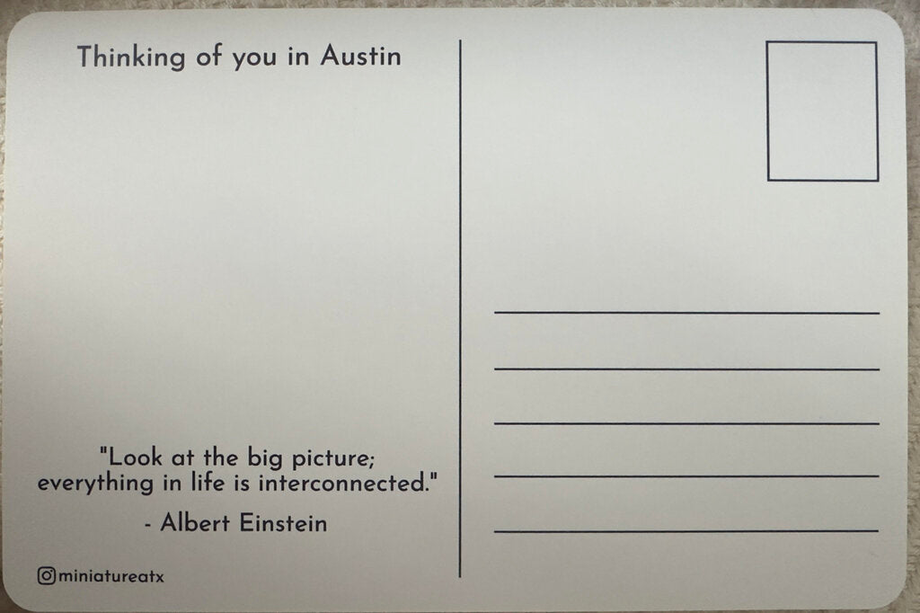 Skyline (Pink) Postcard