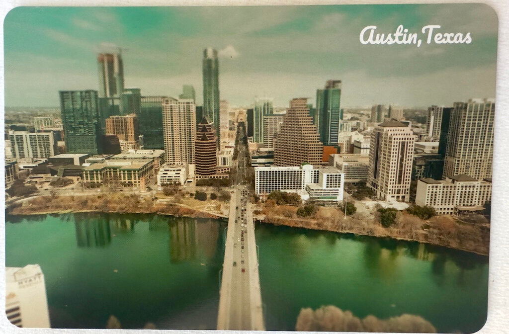 Mini Downtown (Green) Magnet