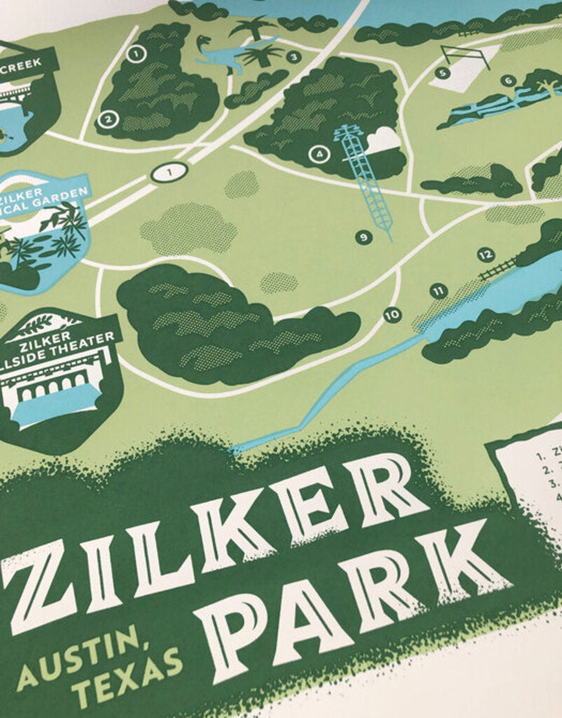 Zilker Park Map
