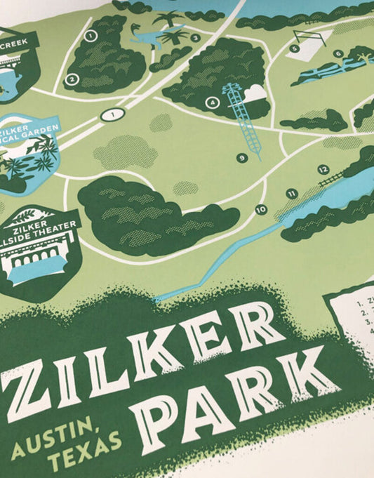 Zilker Park Map