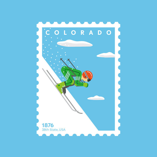 Colorado State Stamp