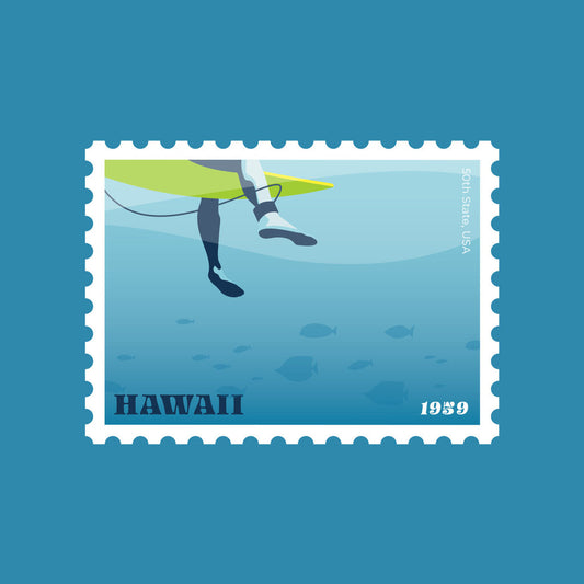 Hawaii State Stamp
