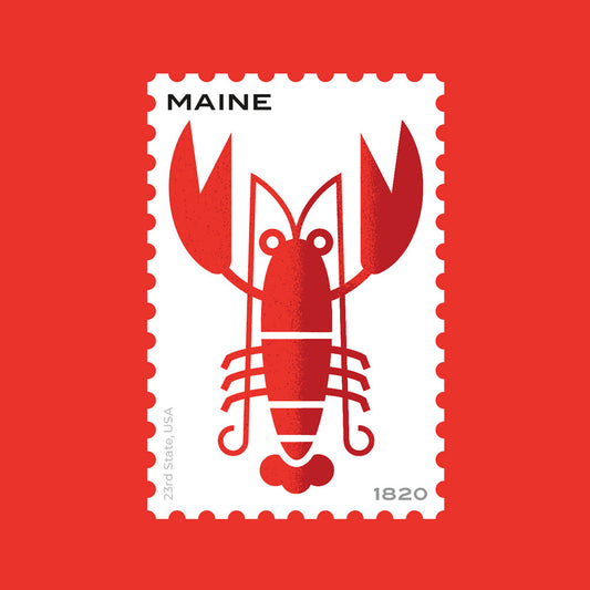 Maine State Stamp