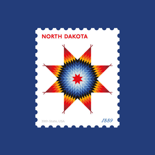 North Dakota State Stamp