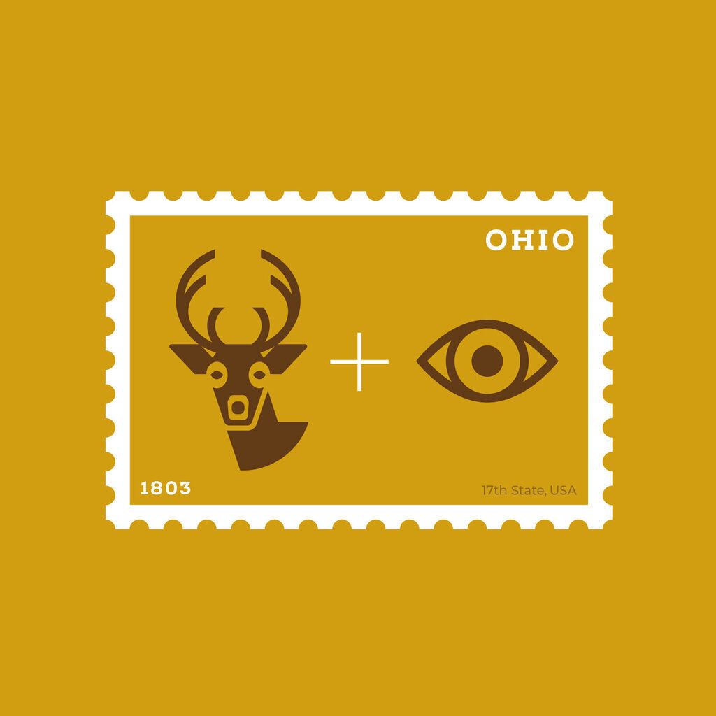Ohio State Stamp (Buckeye)
