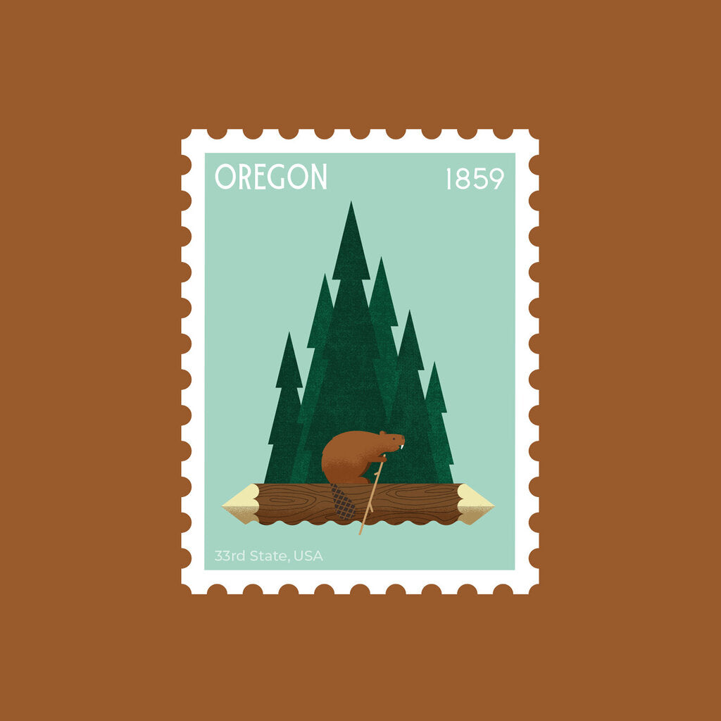 Oregon State Stamp