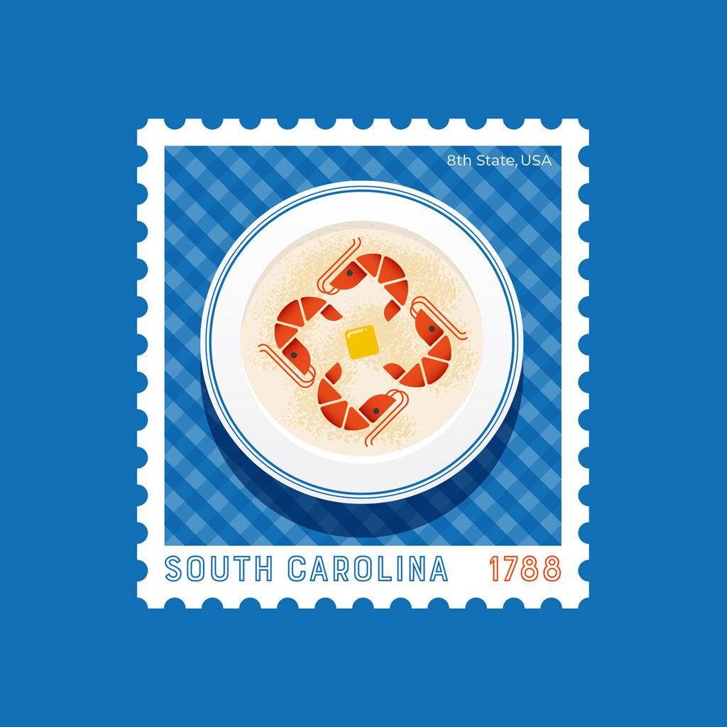 South Carolina State Stamp