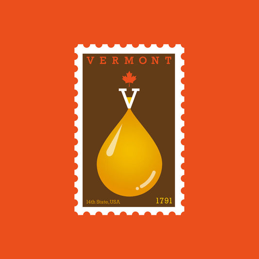 Vermont State Stamp
