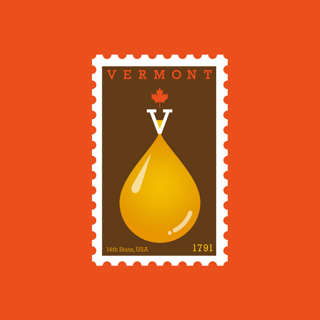 Vermont State Stamp