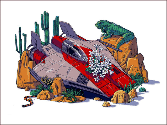 A-Wing in the Desert