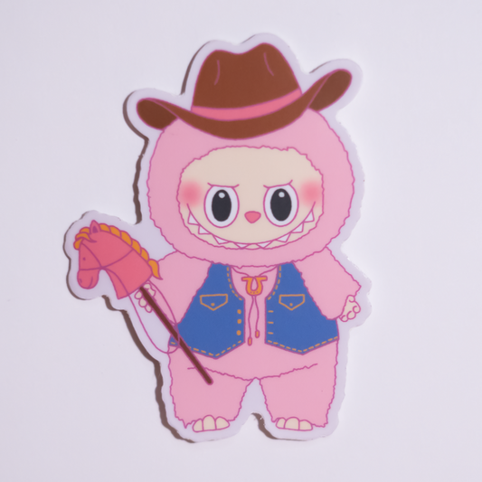 Labubu Cowgirl Sticker