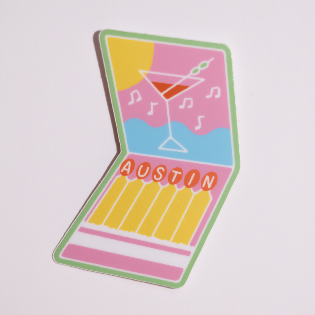 Austin Matches Sticker