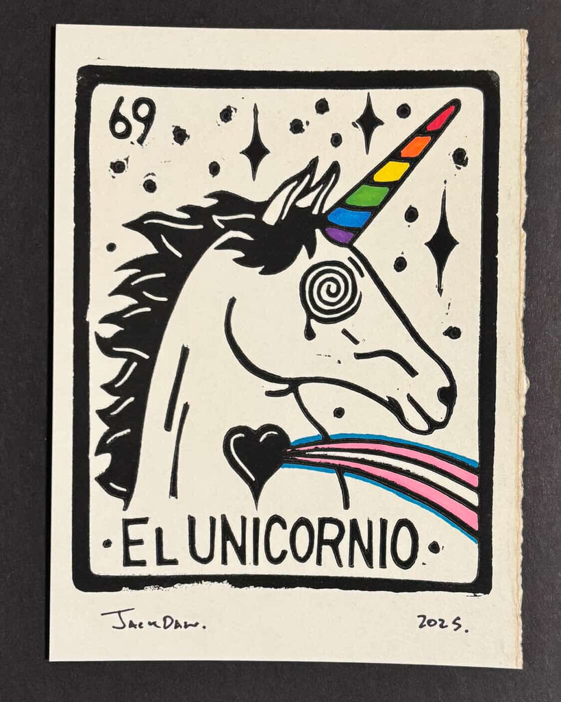 El Unicornio Mini Print