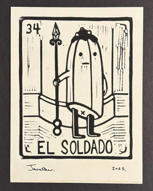 El Soldado Mini Print