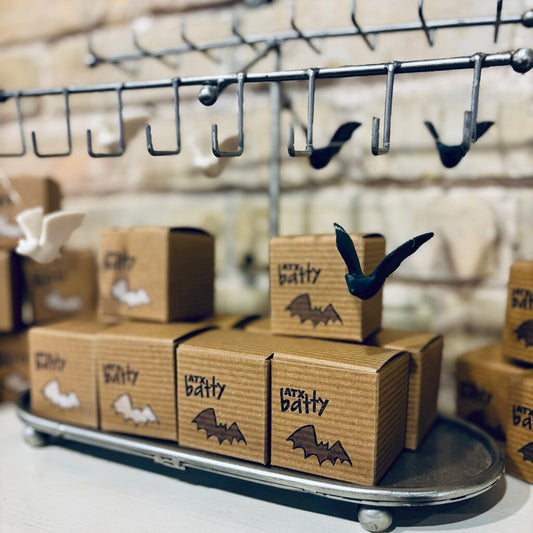 Porcelain Bat Ornament