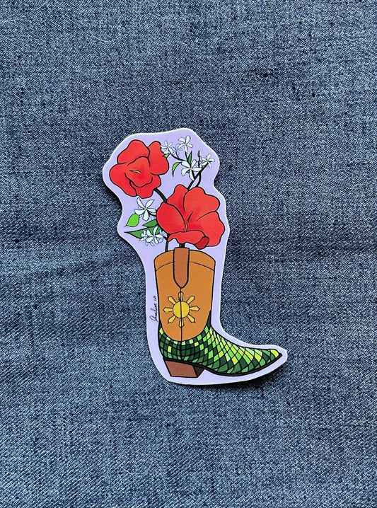 Mabu-Howdy Boot Sticker
