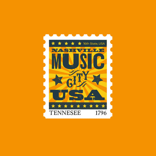 Tennessee State Stamp (Music City)