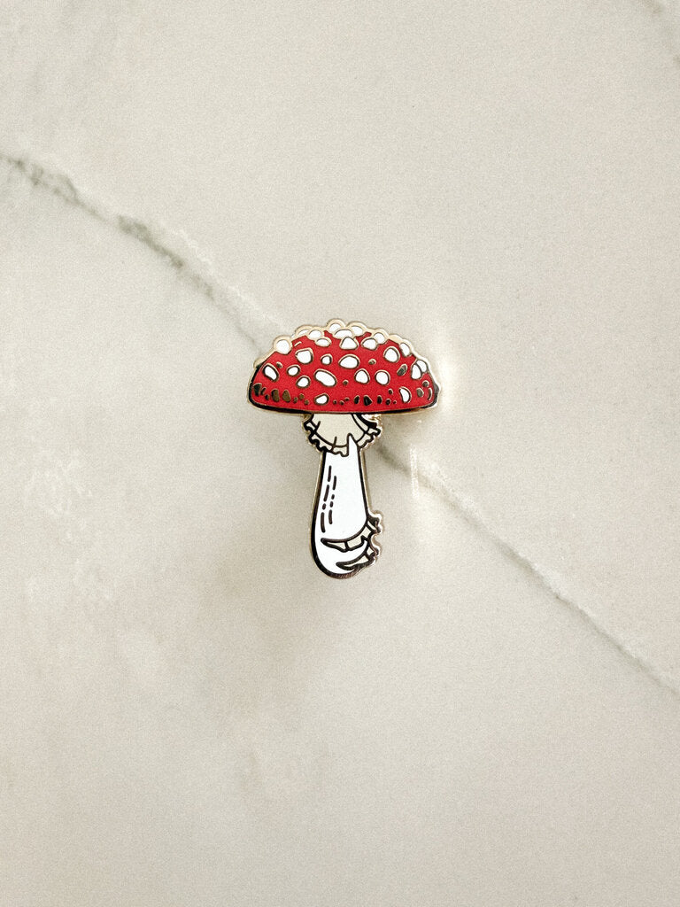 Fly Agaric Mushroom Enamel Pin