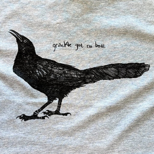 Grackle Got No Boss Crop Top