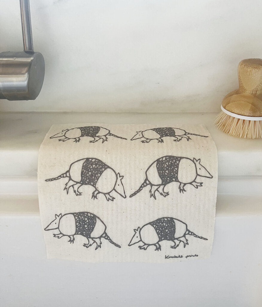 Swedish Dishcloth - Armadillos
