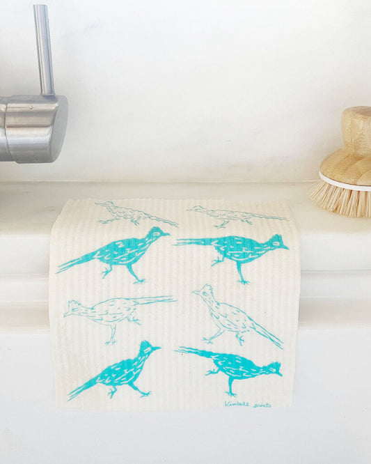 Swedish Dishcloth - Roadrunners