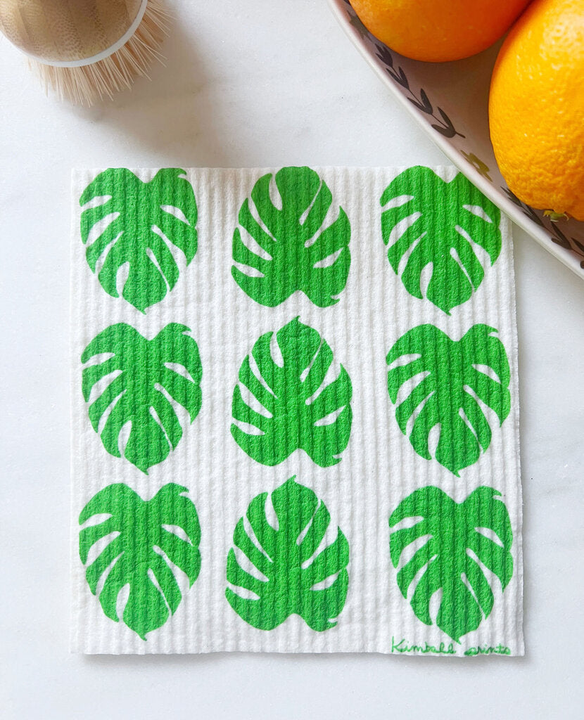 Swedish Dishcloth - Monstera