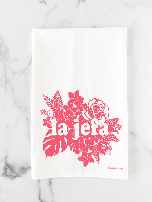 La Jefa Tea Towel