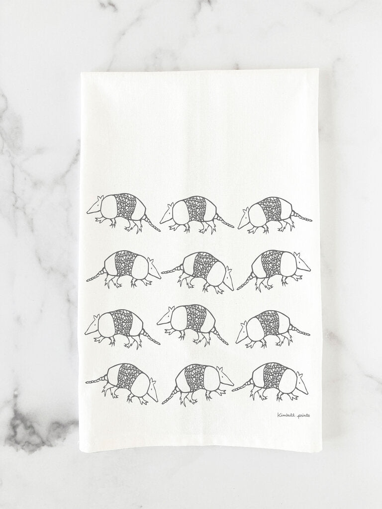 Armadillo Tea Towel