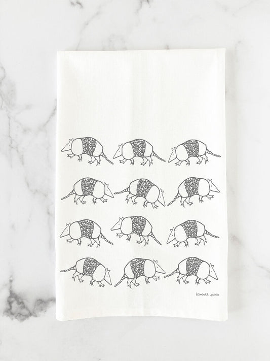 Armadillo Tea Towel