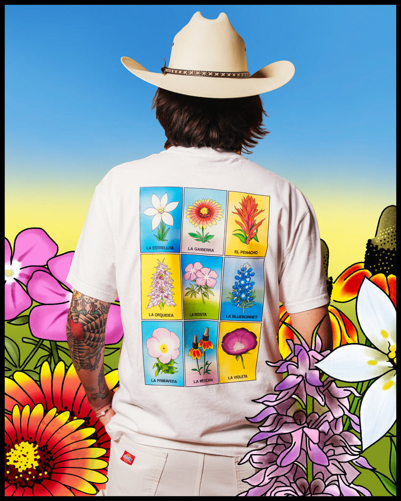 TX Flowers Loteria Tee