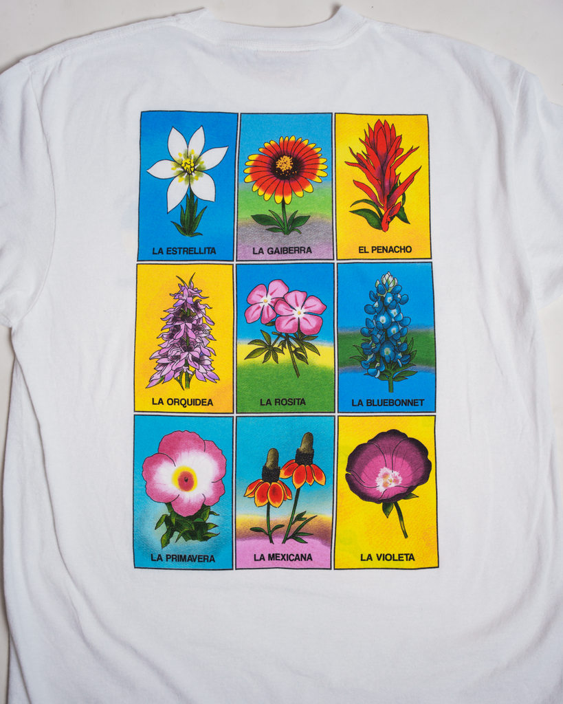 TX Flowers Loteria Tee