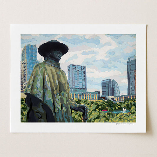 Stevie Ray Vaughan Over Austin
